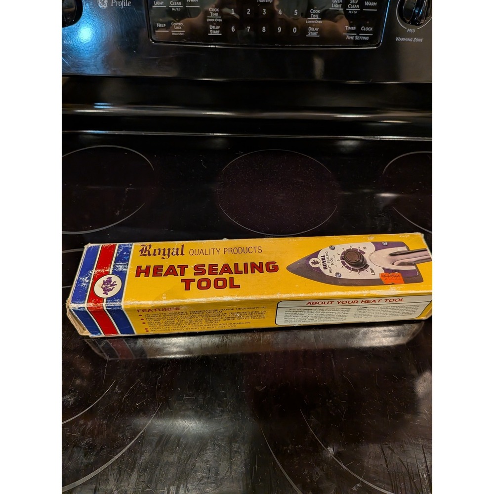 Royal Heat Sealing Tool Handheld Electric Sealer with Original Box